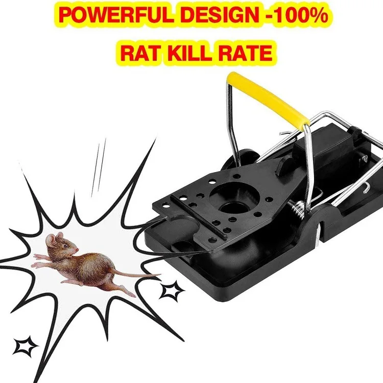 JTX106 Reusable Rat Catching Mice Mouse Traps Bait Snap Spring Rodent Catcher Pest Control Mouse Pest Killer Mouse Snap Traps