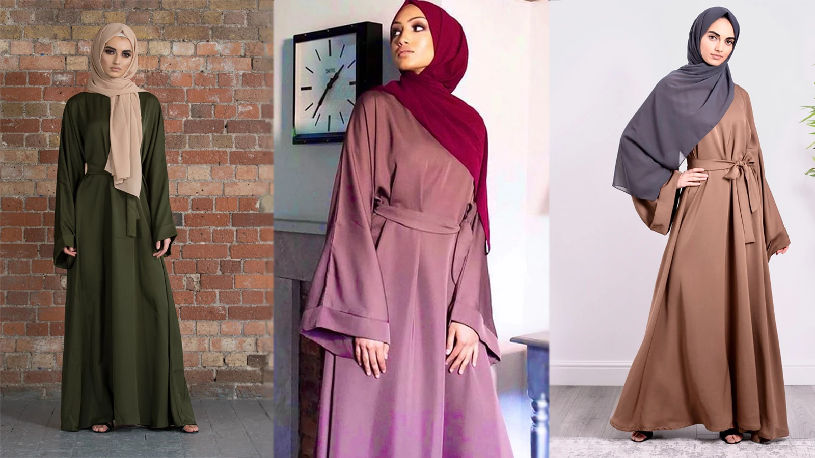 YiXin Abaya Women Muslim Dress 2022 Dubai Plain Color Long Sleeve Maxi Abaya Turkey Women Muslim Dress