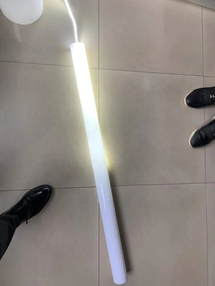 Milky  white acrylic tube  transparent PMMA tube acrylic rod