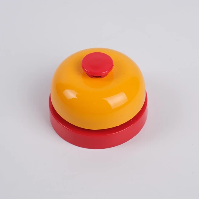 Metal Answering Bell Toy Board Game Matching Grabbing Wheat Pet Calling Bell Hand-pressing Service Bell