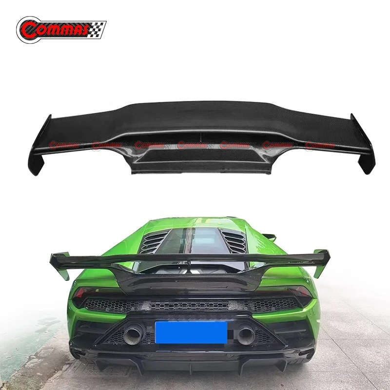 Vors Style Carbon Fiber Racing Car Rear Trunk Wing Spoiler For Lambor Huracan Lp610 EVO