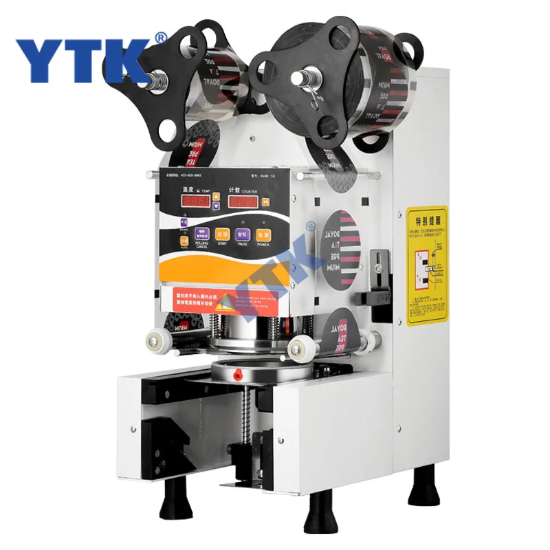 Stainless Steel New Popular Bubble Tea Cup Sealing Machine With LCD Screen For bubble Tea Pearl Making Machine Cup Sealing