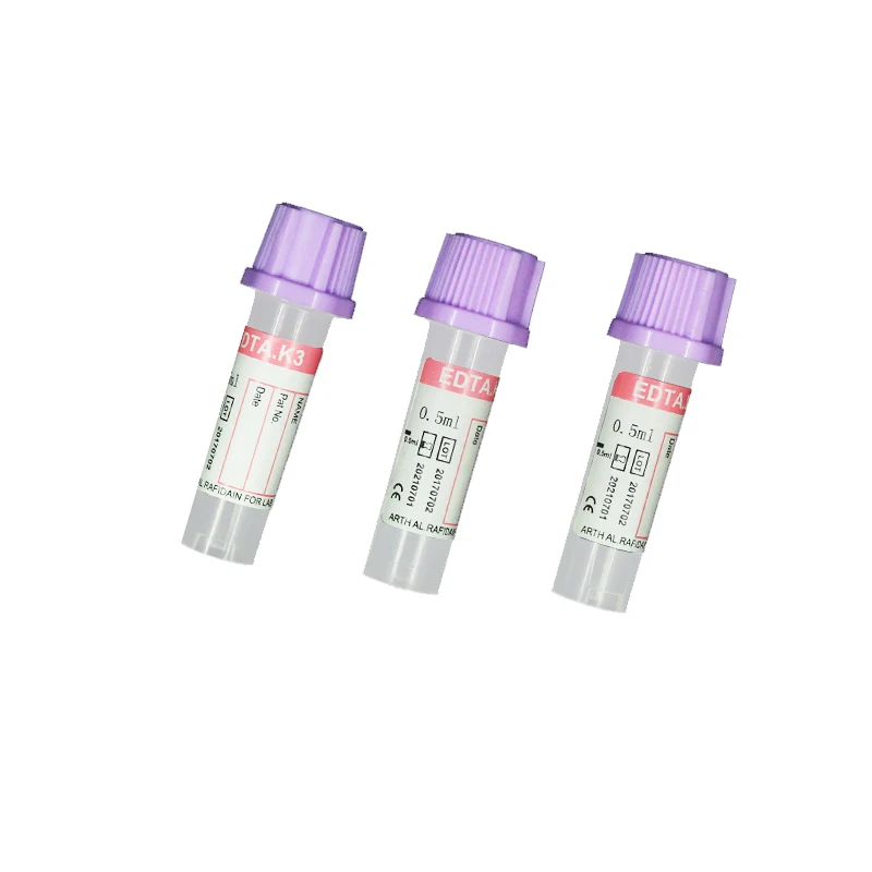 Medical 0.5ml 1ml Lithium Heparin EDTA K2 Micro Capillary Blood Collection Tube