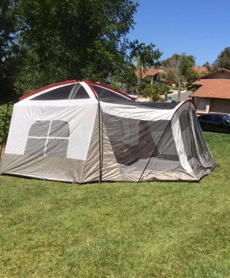 Customized Luxury tent Waterproof Tent  Large Family Camp Beige Color Dome Bell Tent For Camping