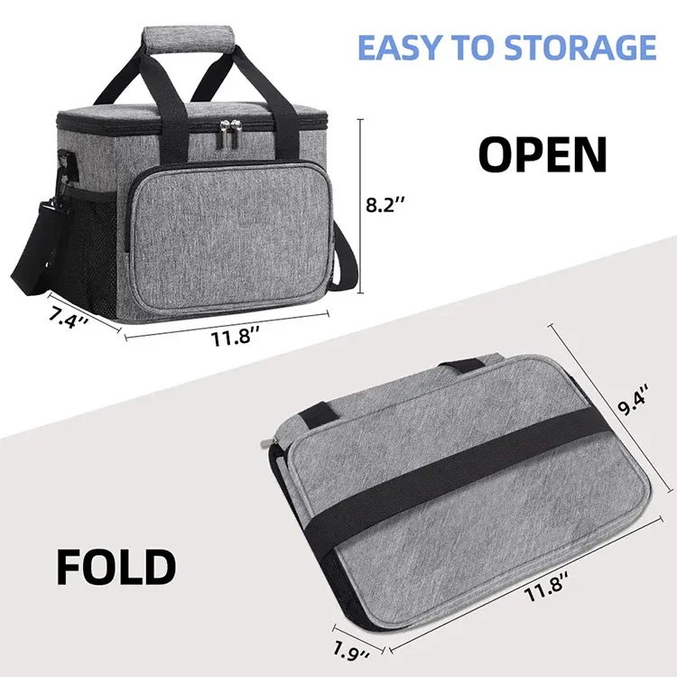 High Quality Thermal Portable Lunch Backpack Waterproof Reusable Bags Popular Large Travel Cooler Bag