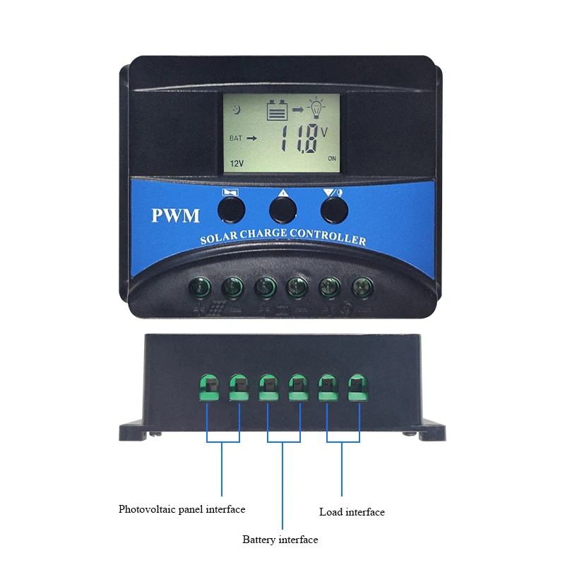 SUYEEGO 12v 24v 10A 20A 30A PWM Solar DC Charging Controller Photovoltaic Street Lamp Monitoring Controllers