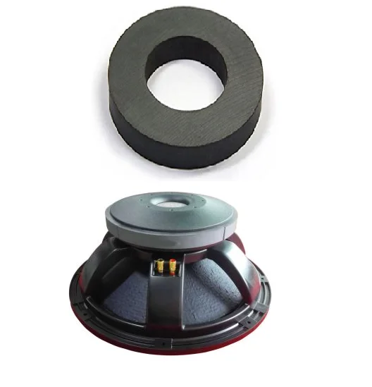 Strong Magnetic Large Ring Ferrite Magnets For Speaker