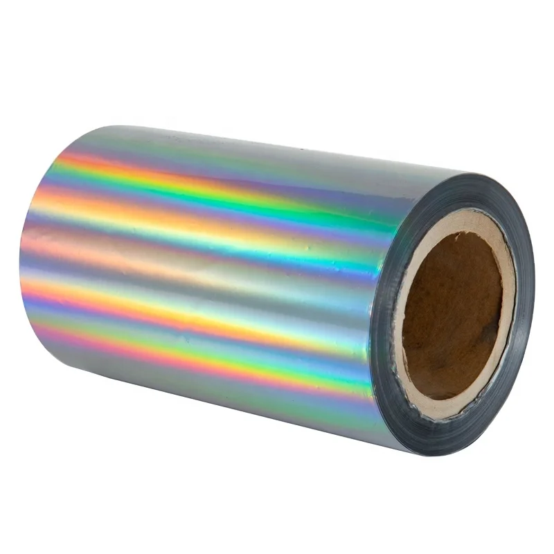 Cold Stamping Foil for Flexo Graphic in Hologram Color Pillar Design Factory Supply