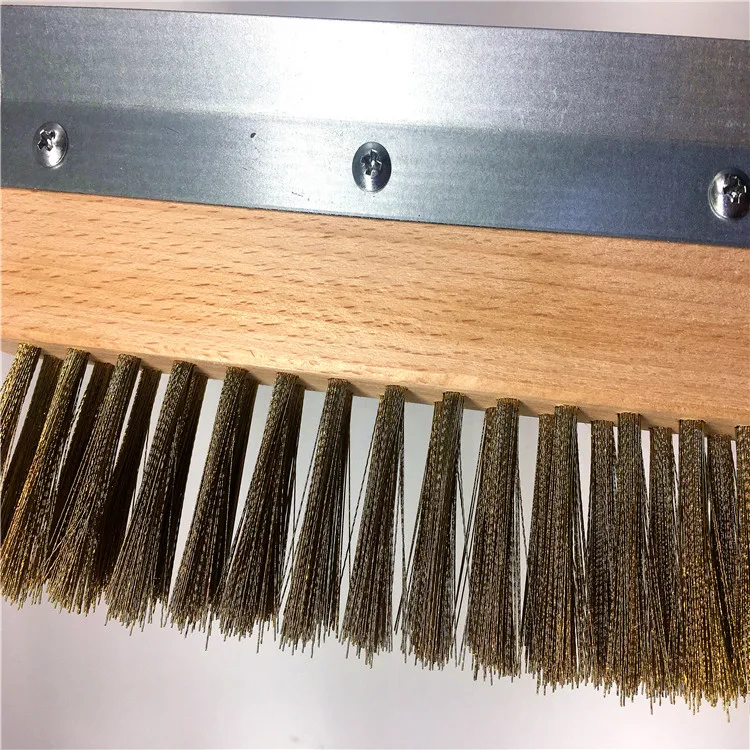 Промышленная прочность печь для пиццы камень Щетка скребок