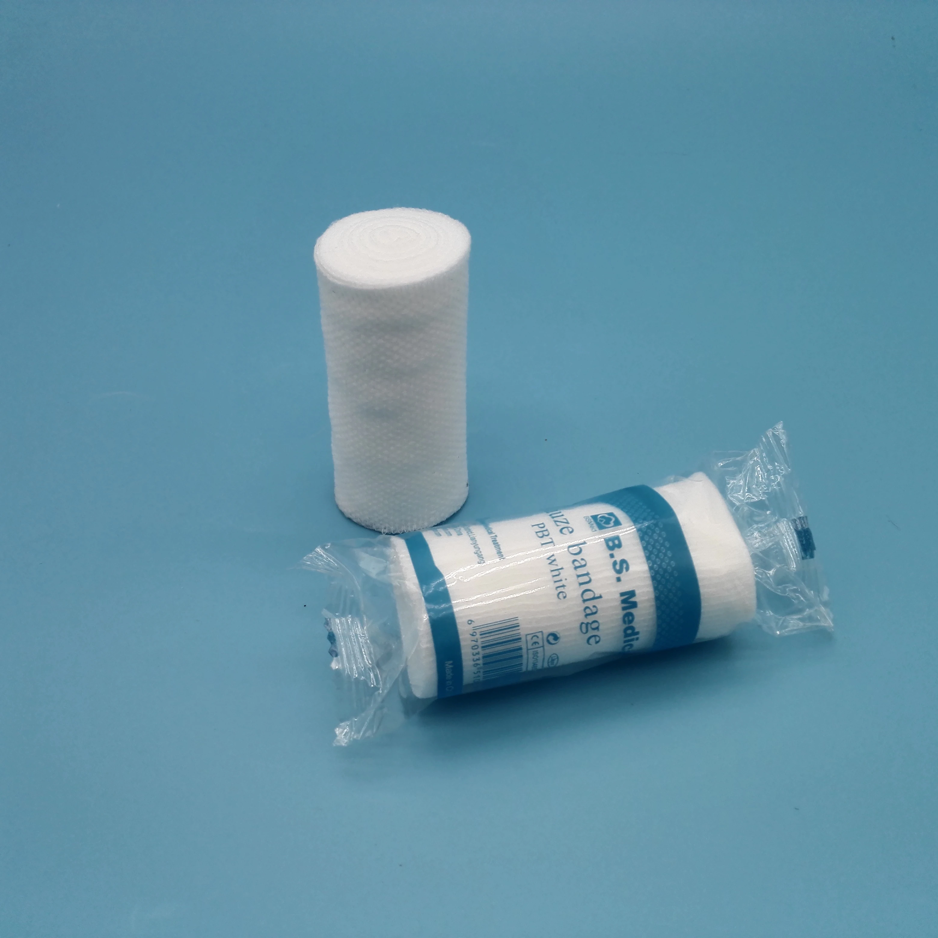 Custom size wound dressing 5cm/7.5cm/10cm/15cmx2.7m absorbent cotton gauze bandage