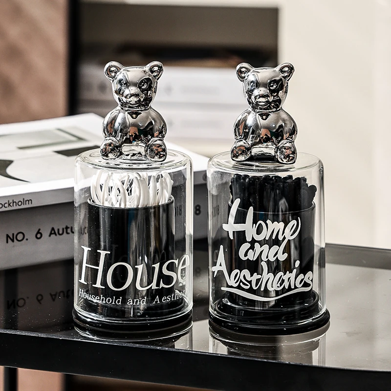 Гладкие белые Держатели Для Зубочисток из костяного фарфора милый керамический держатель модный новый чехол