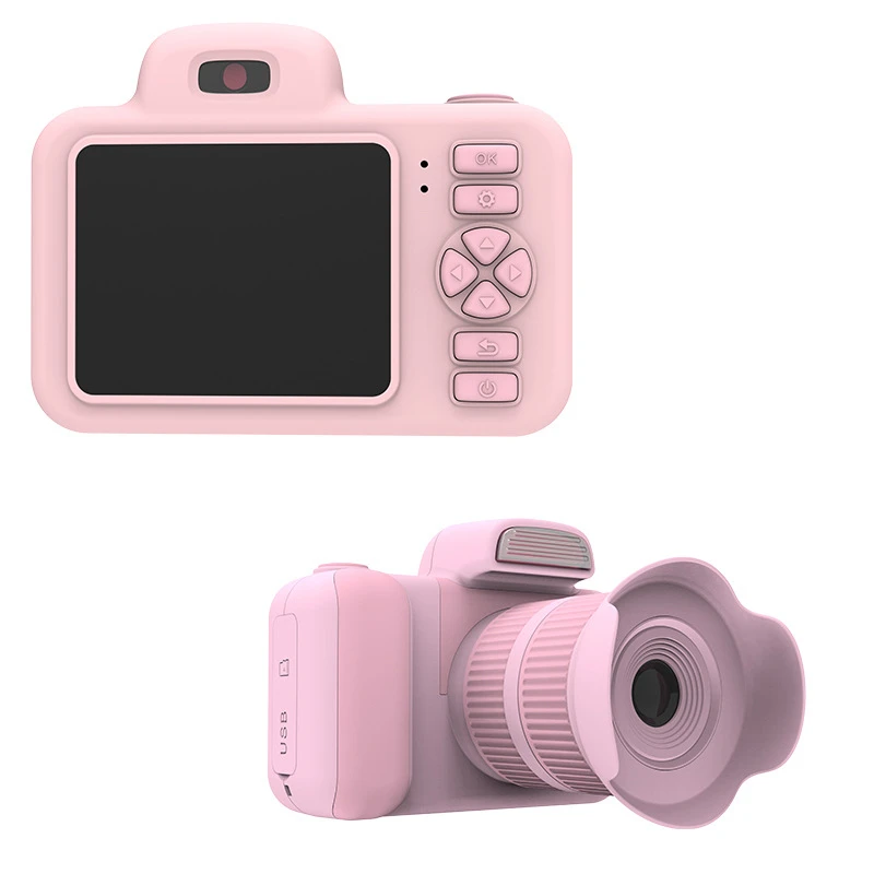 D31 New Model Digital Camera 360 Rotate Lens 26MPX MP3 Video Child DSLR Camera Hd Video Selfie Kids Cameras