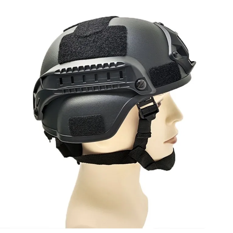 Bestselling Outdoor Sports Helmet MICH 2000 3mm ABS Plastic Adjustable ACH Tactical Helmet with Ear Protection Front NVG