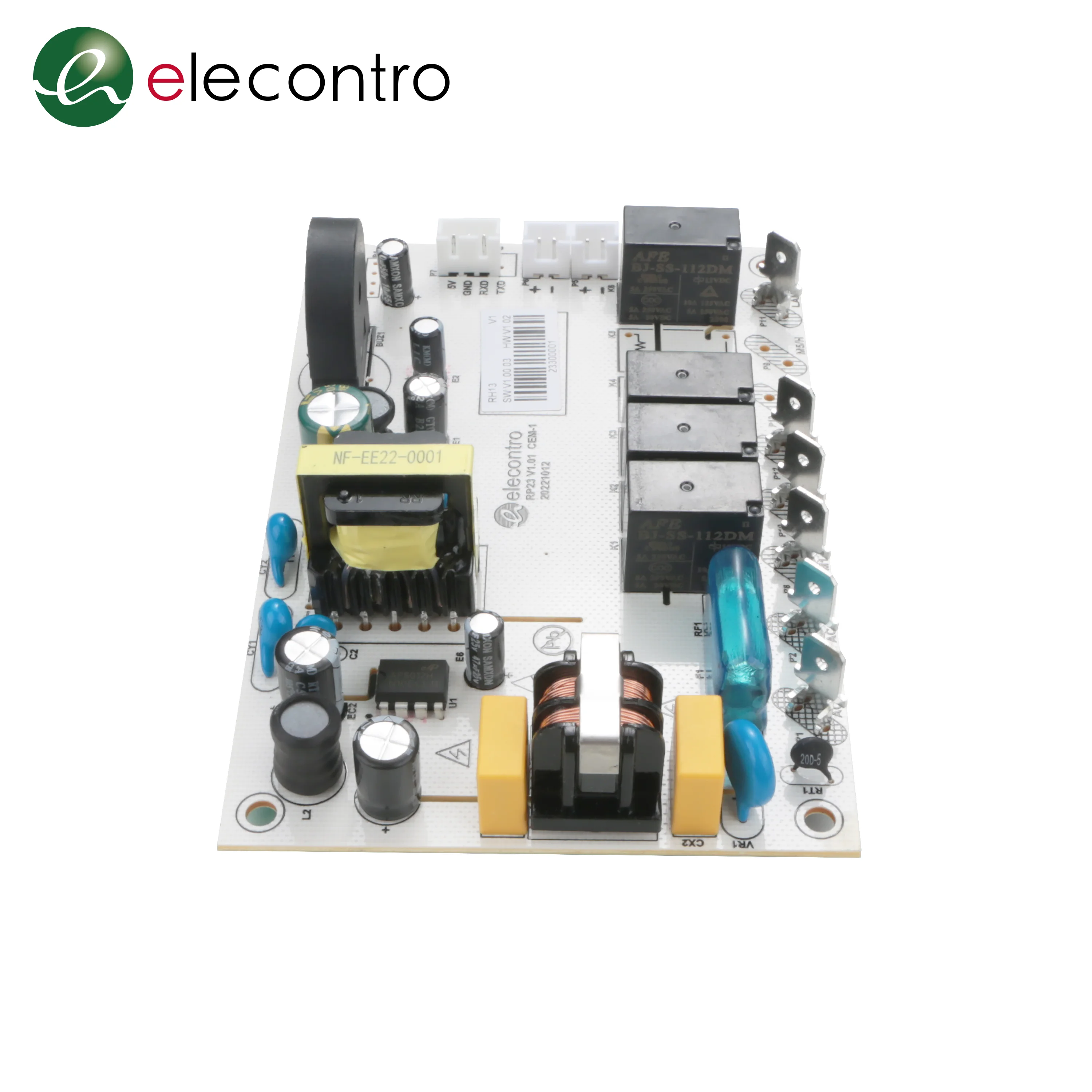 Electronic Touch 5-Key PCB Kitchen Cooker Hood PCBA Switch Control Panel