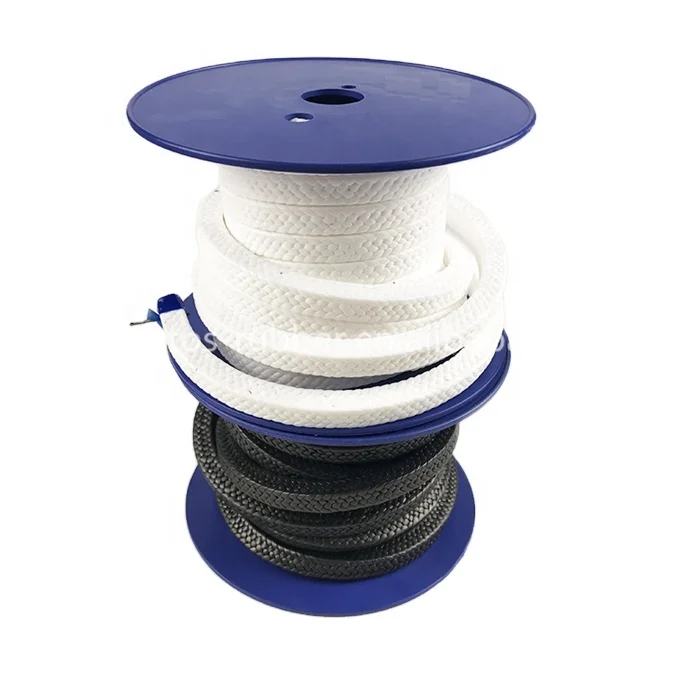 PTFE graphite Fiber Gland Packing for pumps security seal with oil