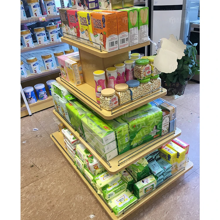 Meicheng Supermarket Retail Display Racks Promotional Display Round Product Display Stand