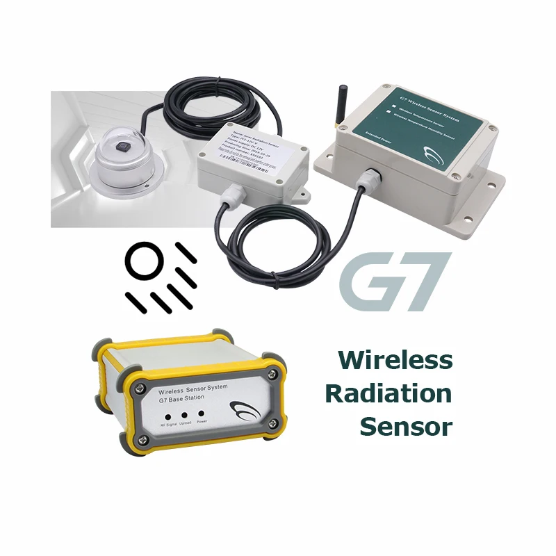 433 МГц LORA 0 ~ 1500 Вт m2 беспроводной датчик излучения G7 iot сельское хозяйство