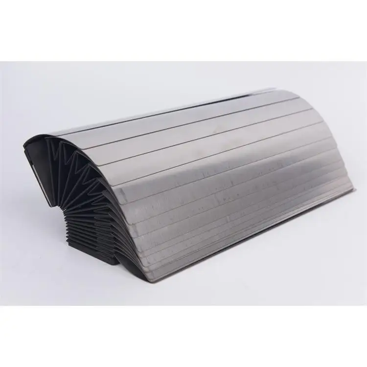 Finely Processed Telescopic Bellows Cover Lift Finned Bellow For Cnc Machine