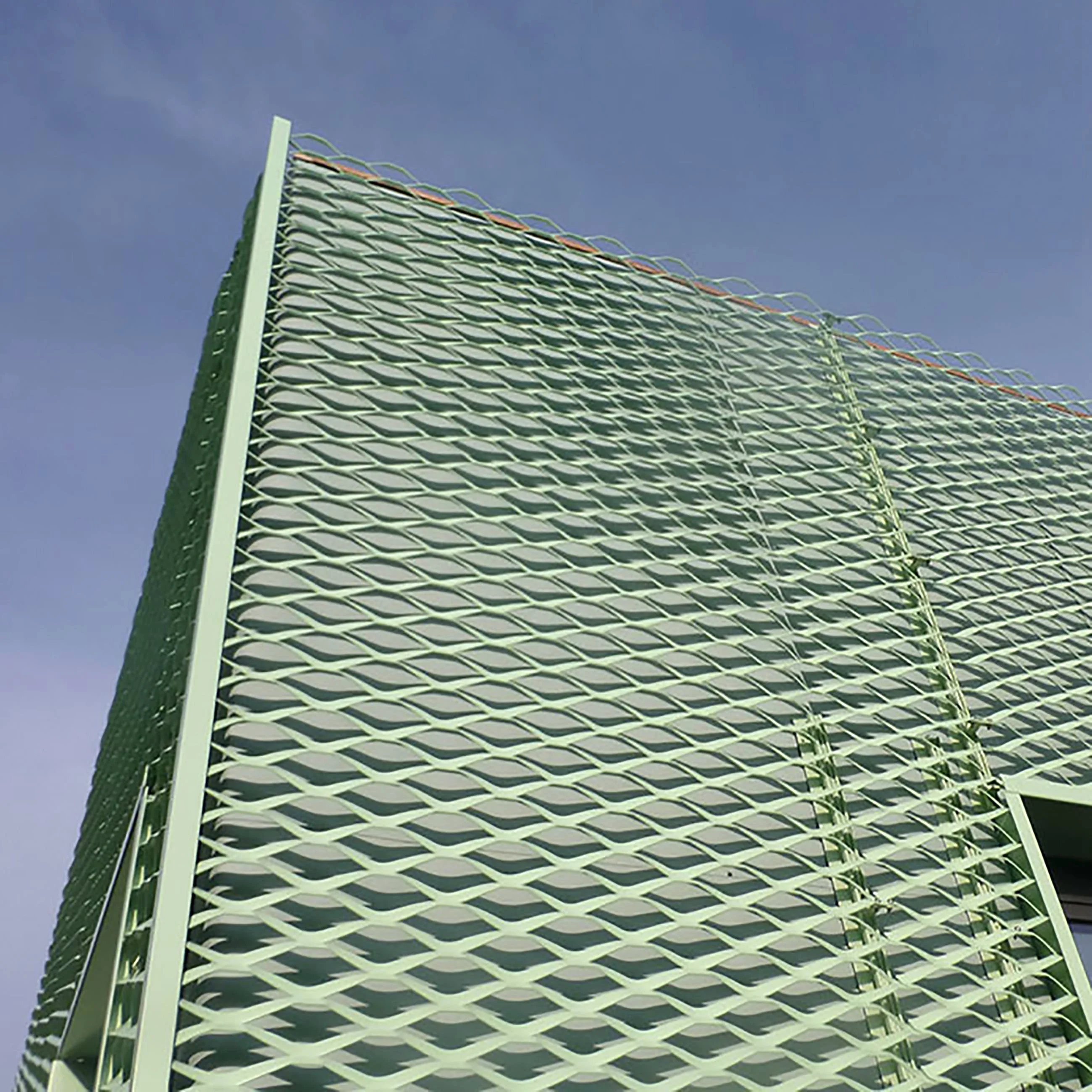Outdoor building aluminum custom perforated metal sheet facade cladding