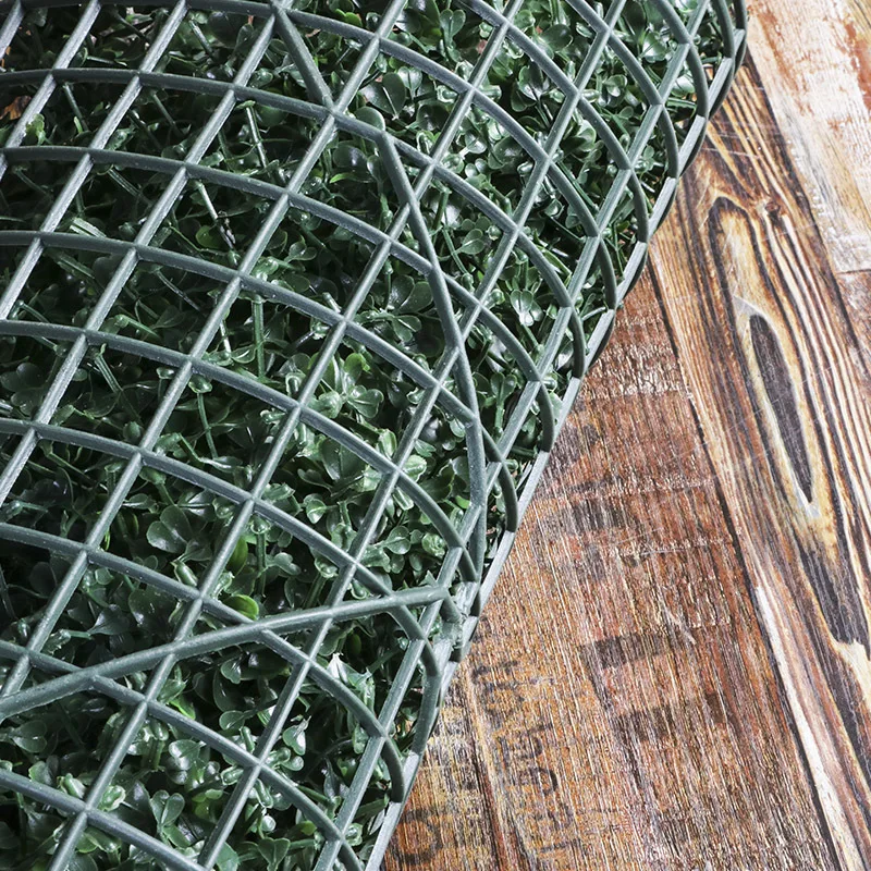 A-507 Custom Outdoor Greenery Hedges Decor Vertical Artificial Green Plant Grass Wall