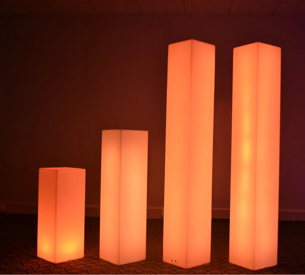 square column bar party banquet doorway light lamparas luz led mobile bar lights standing bar event LED floor lamp