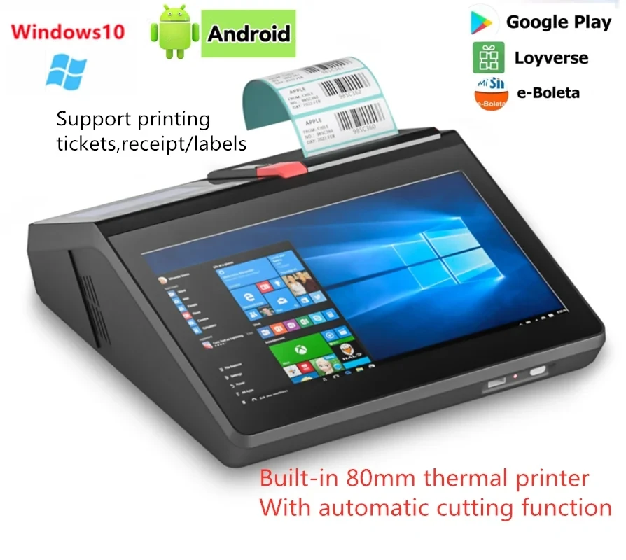 Заводская Лучшая цена oem 11 6 дюймов android Pos система windows 10 для супермаркета сканер штрих-кодов pos кассовый аппарат