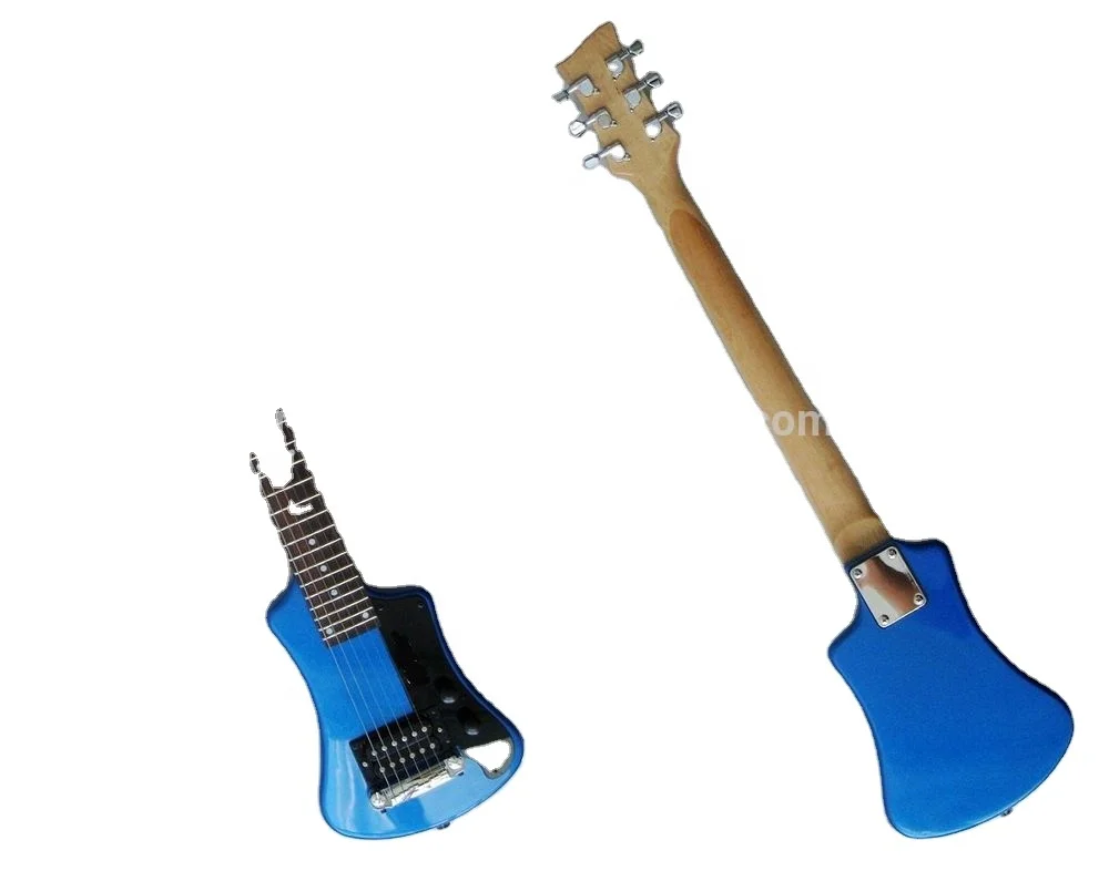 Weifang Rebon 6 String travel mini electric guitar with small body
