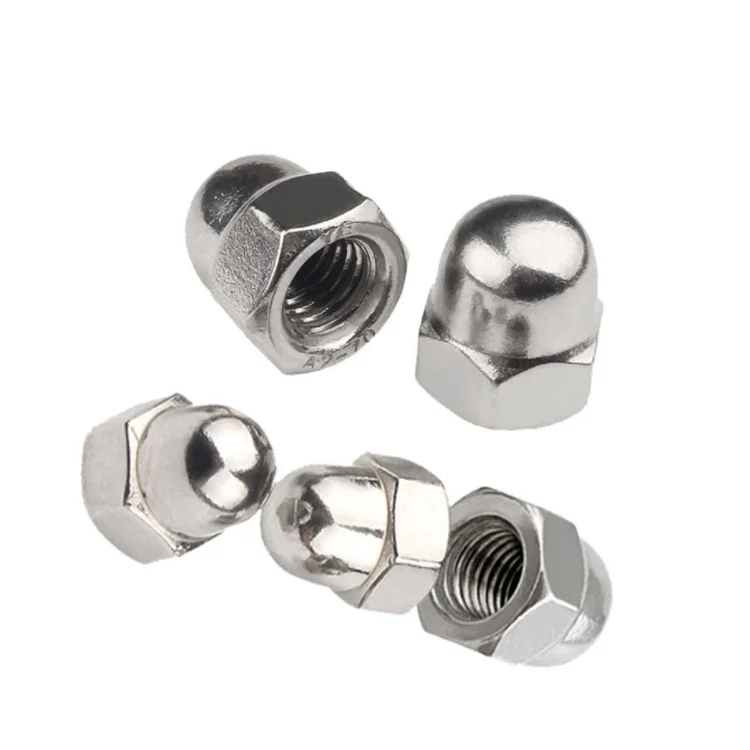 Factory Stock Wheel Round Metric DIN986 Hex Domed Furniture Cap Nut