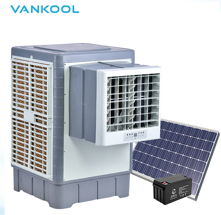 vietnam mist evaporative air coolers DC Solar 12v dc ducted window coolers solar operated air coolers