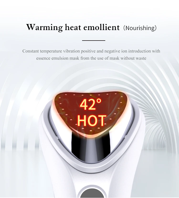 Deep Nourish Import Warm Export Ion Facial Clean Massager for Gift