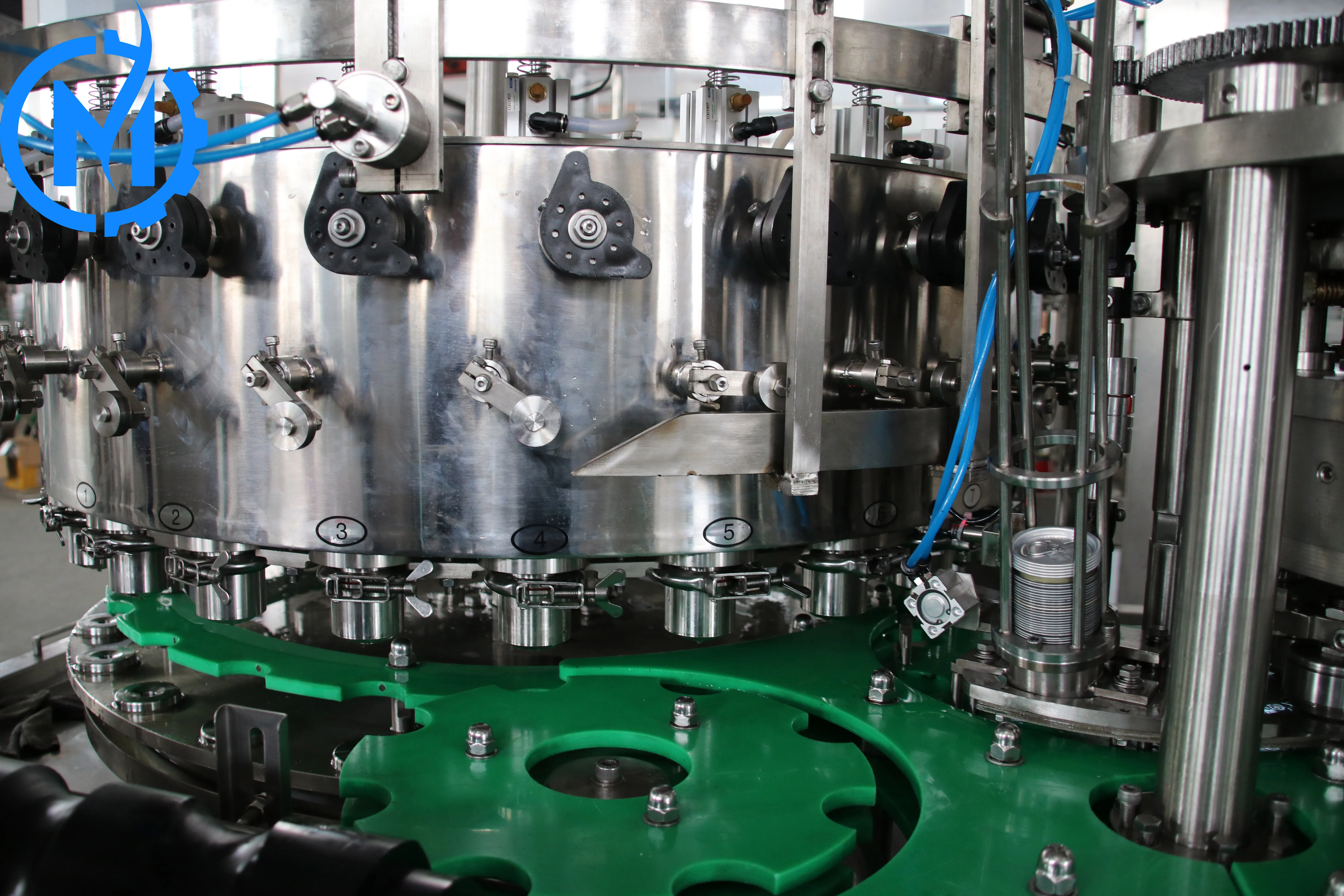 Automatic rotary high speed canned food sesame cooking olive oil tin can filling machine