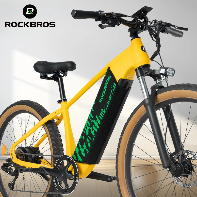 ROCKBROS Прямая продажа с завода морозостойкий чехол для электрического велосипеда водонепроницаемый защитный неопреновый аккумулятора
