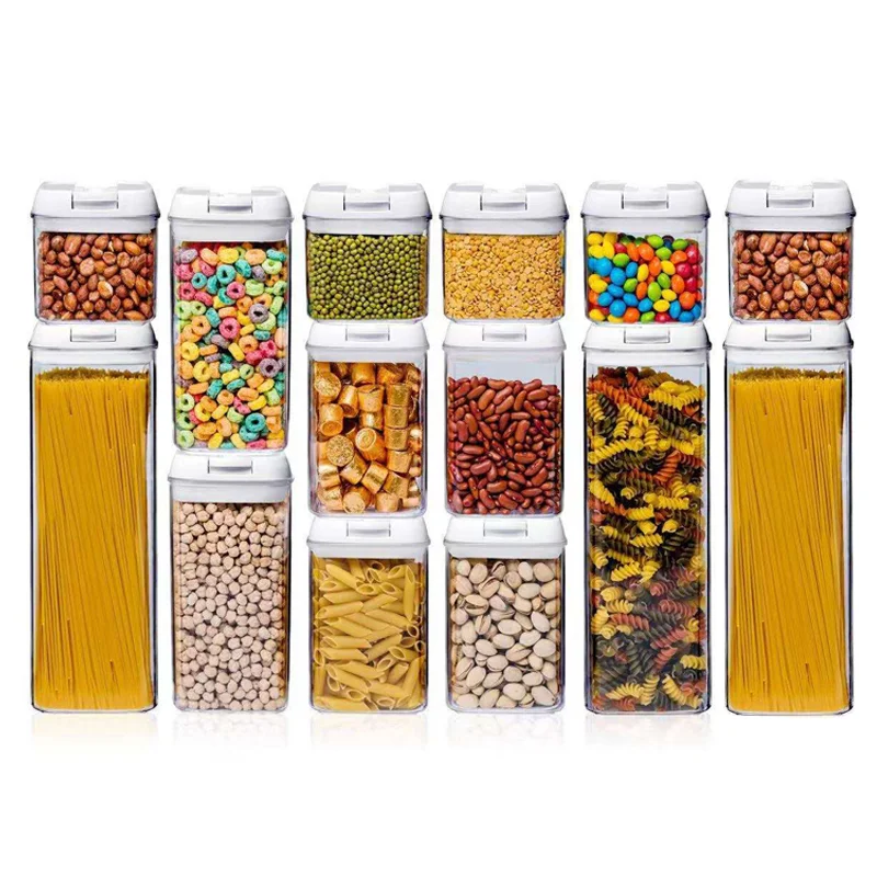 Good Price Of Food Storage Container Airtight Storage Box Bin Premium Plastic Kitchen Pantry Box