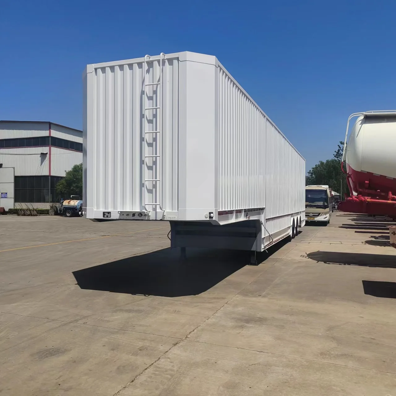 Competitive price container trailer semi-trailer 130 cubic meters