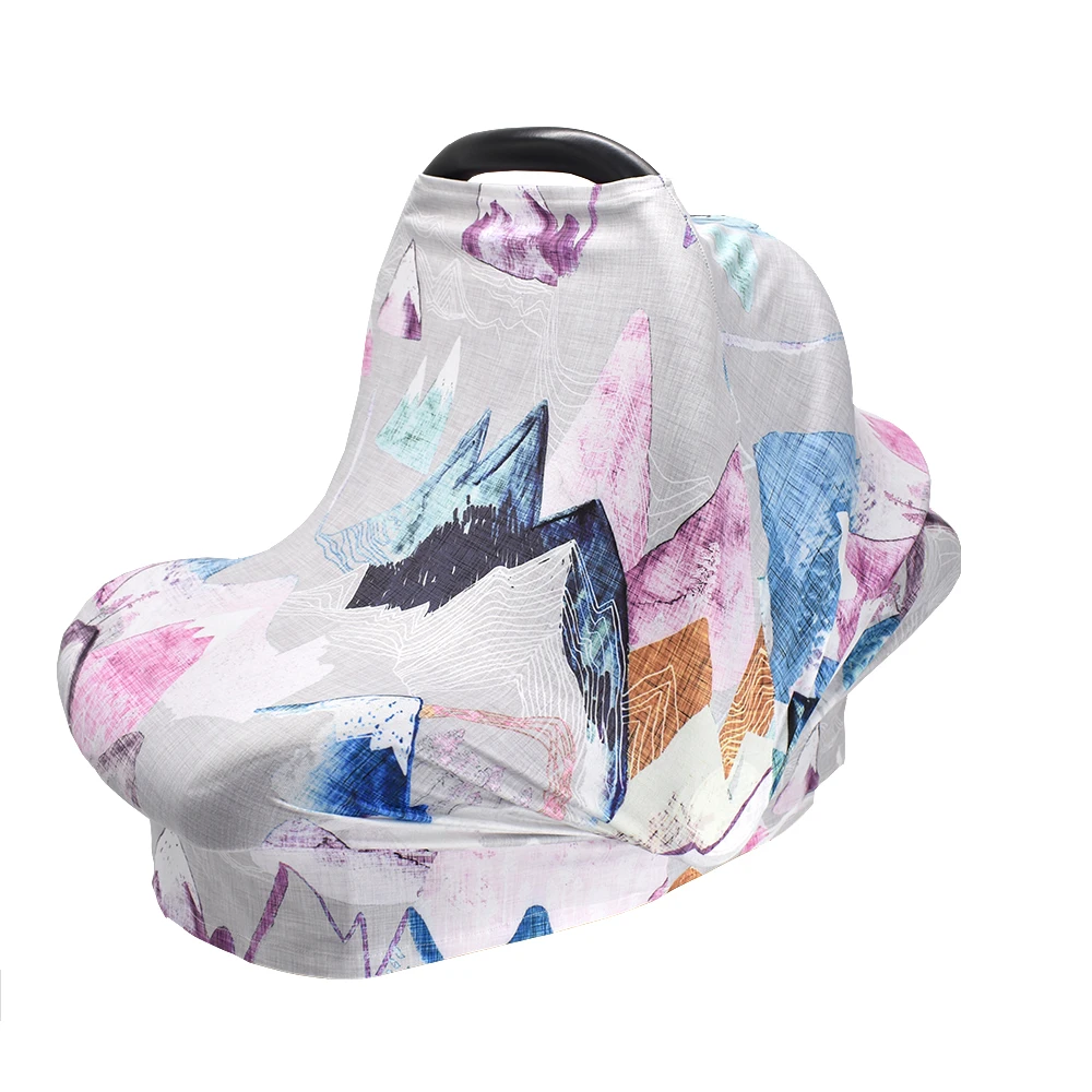 Super Soft Cotton Multi Use nursing cover Baby Car Seat Covers Canopy Shopping Cart Cover Scarf