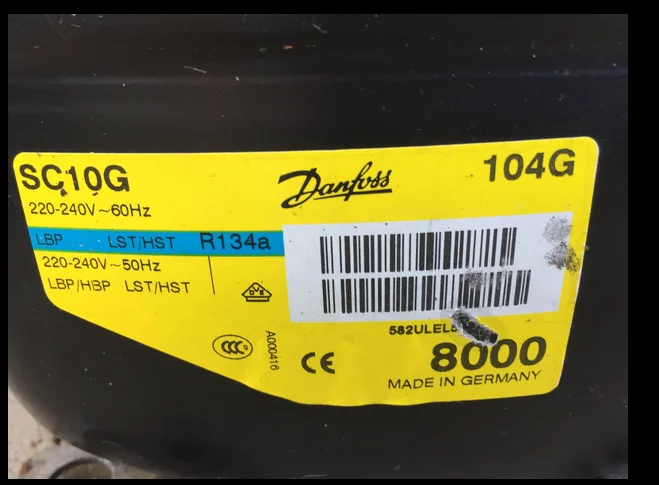 KUB-15G R134A 1/2 hp single phase refrigerator mini refrigeration unit