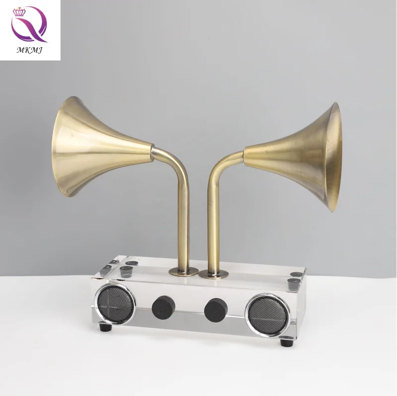 Modern Simple Crystal Power Amplifier Broadcasting Machine Decoration Phonograph for Living Room Tabletop Decoration