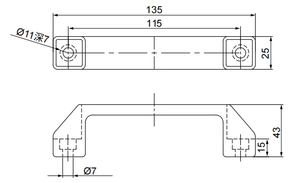 Versatile Middle Handle without Screw for Kitchen Bedroom Living Room Warehouse Villa Wine Cellar Babies Kids Home Bar
