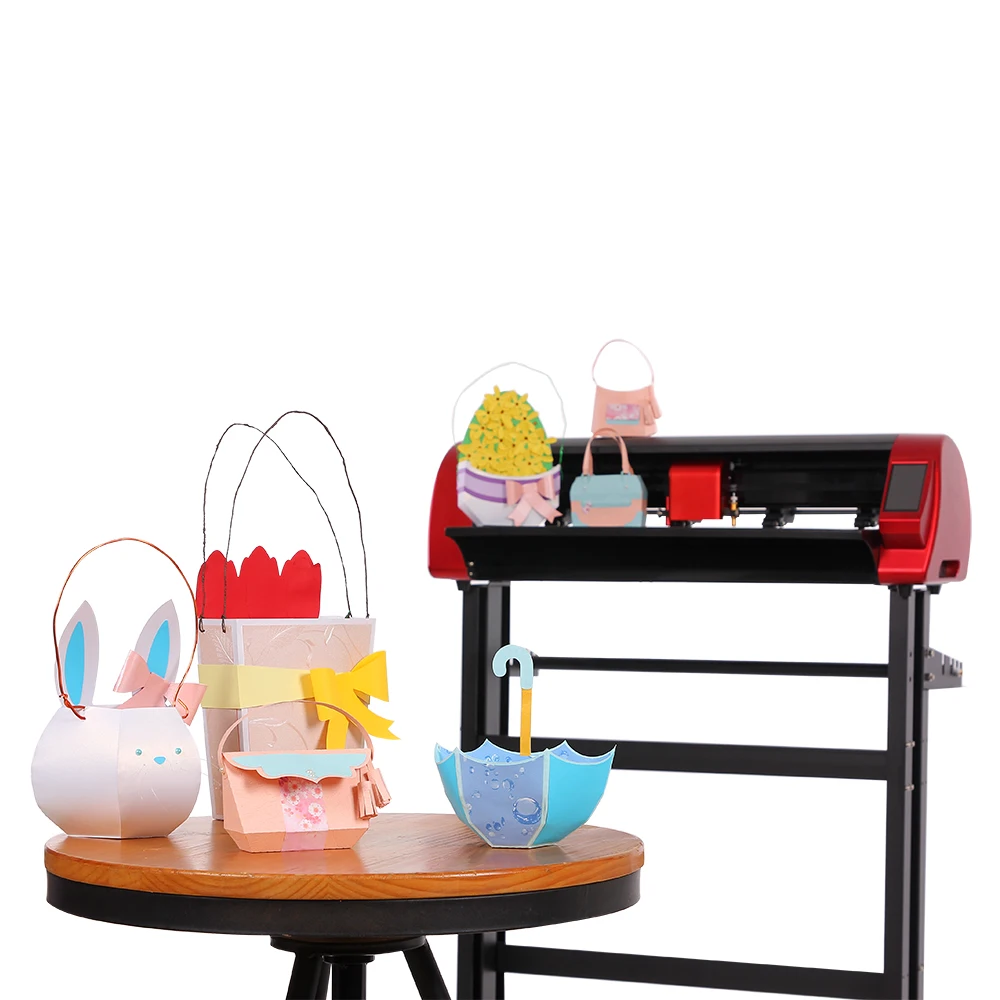 Hot Selling Skycut 24 inch smart double heads vinyl cutter plotter D24 built in camera