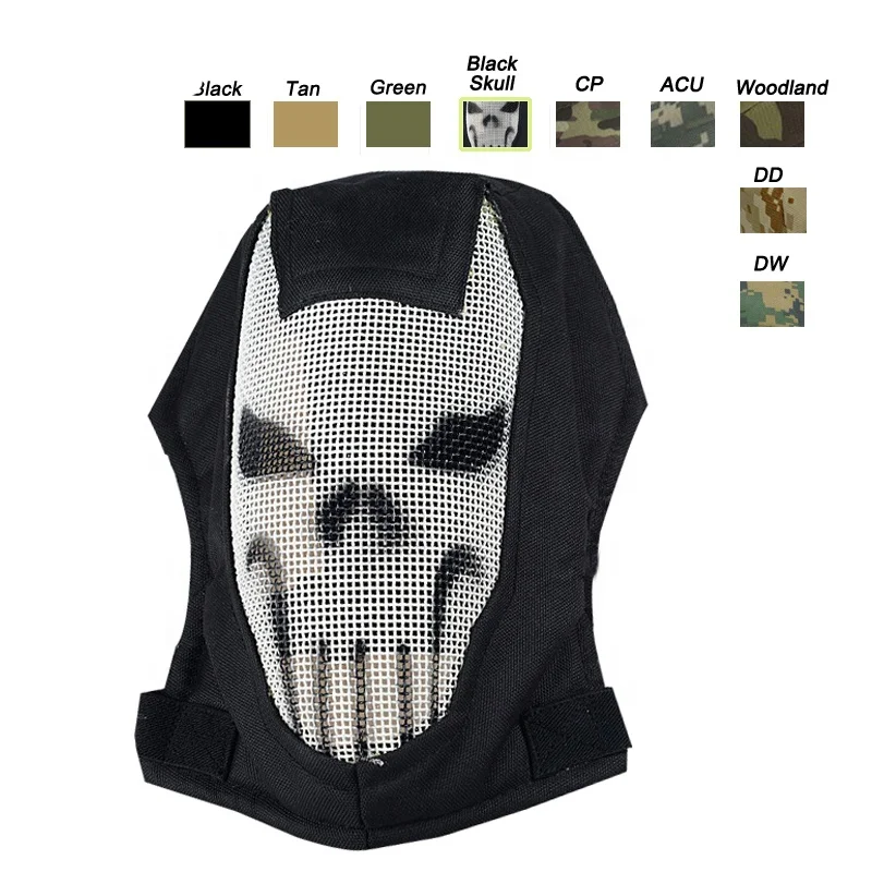 V3 Tactical Mask Full Face Real Life Desert Sports Mask Fencing Fighting Tactical Gear Electronic Camouflage Tactical Mesh Mask