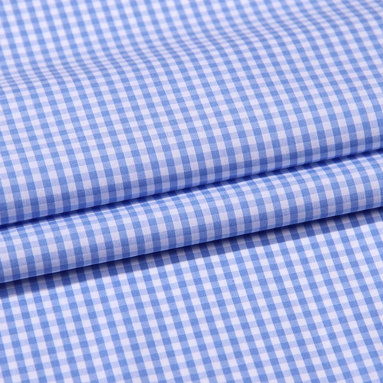 Cotton Polyester Blend Yarn Dyed Check Cotton Plaid Flannel Fabric CVC Yarn Dyed Fabric