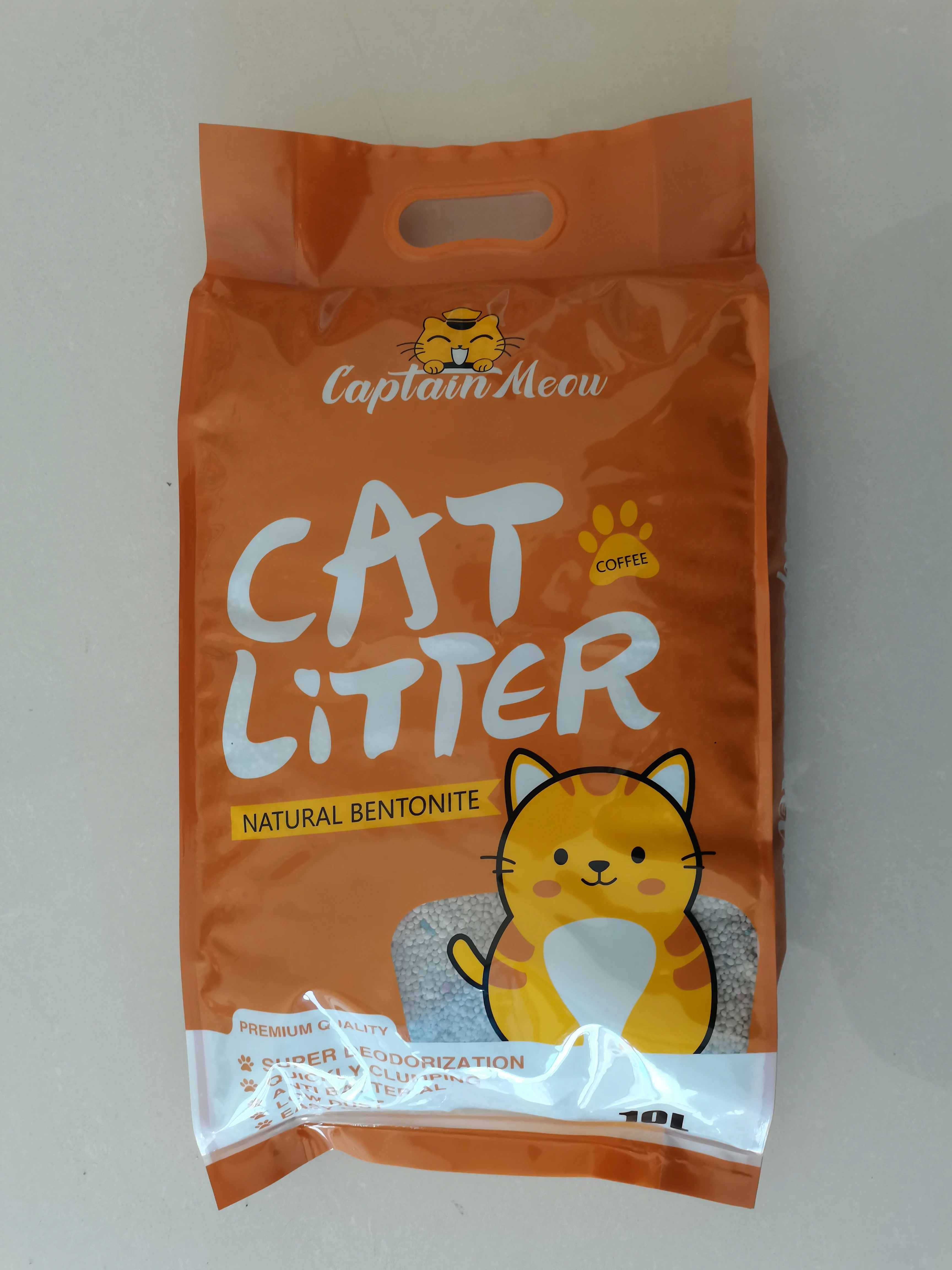Strong Agglomeration Fast Clumping And Deodorization ball shape Bentonite Cat Litter