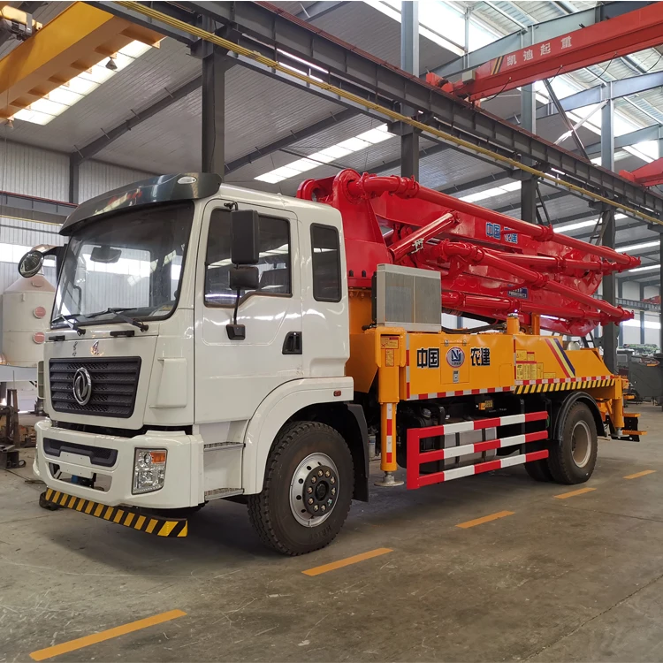 Cheap Price Dongfeng Chassis Model With Brand  Small Concrete Pump Trunk Price With Pipe 25m