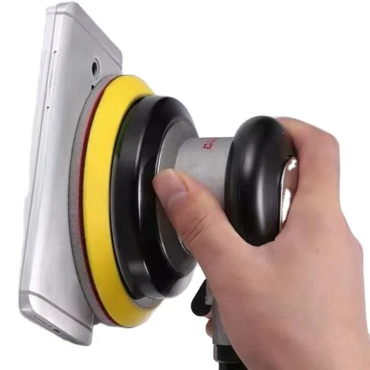 Grit size 1500 foam abrasive Fine Fabric Disc applied on surfaces as new and old lacquer