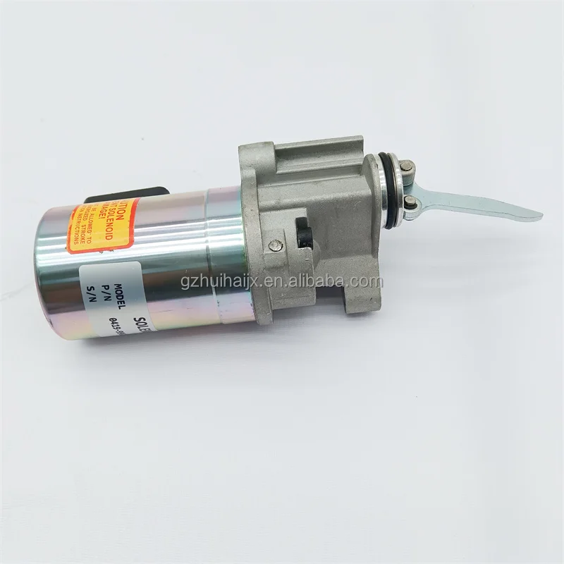 High Quality Excavator Parts 24V Stop Solenoid 04199902 02113790  Fuel Shutdown Valve for Deutz Engine BF4M1013EC