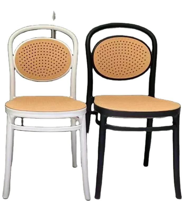 Molded Dinning Room Furniture Sillas Plasticas Chaise Cheap Price Modern Restaurant Leisure Cafe Stackable Dining Plastic Chair