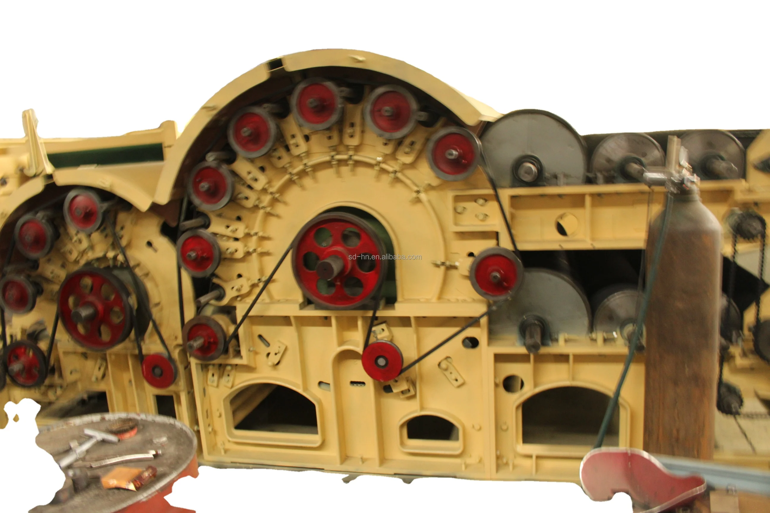 Automatic Double Doffer Carding Machine Nonwoven Single Cylinder Polyester/Padding Machine New Condition for Manufacturing Plant