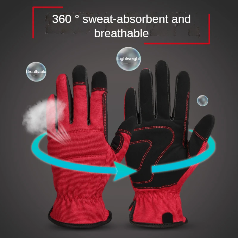 Wholesale outdoor gardening work labor insurance gloves wear-resistant non-slip safety protective gloves