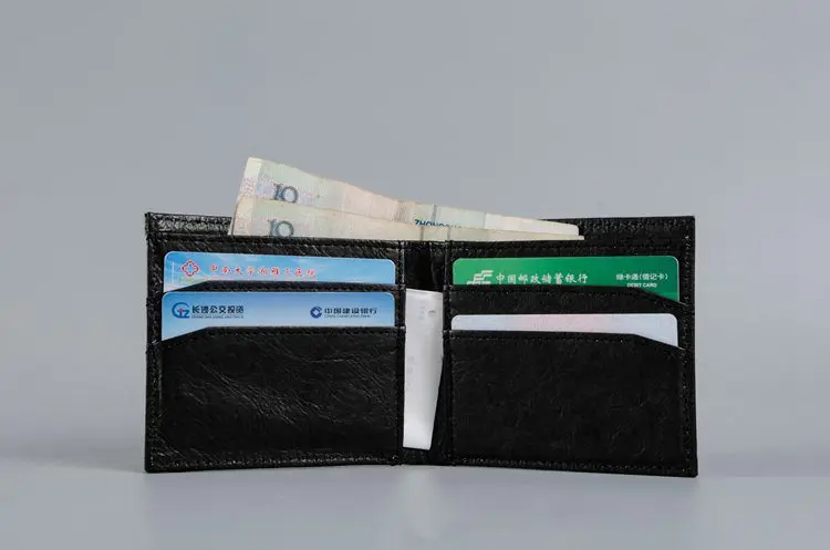 New Fashion Kraft Paper Short Wallet Horizontal Multicard ID Certificate Bag