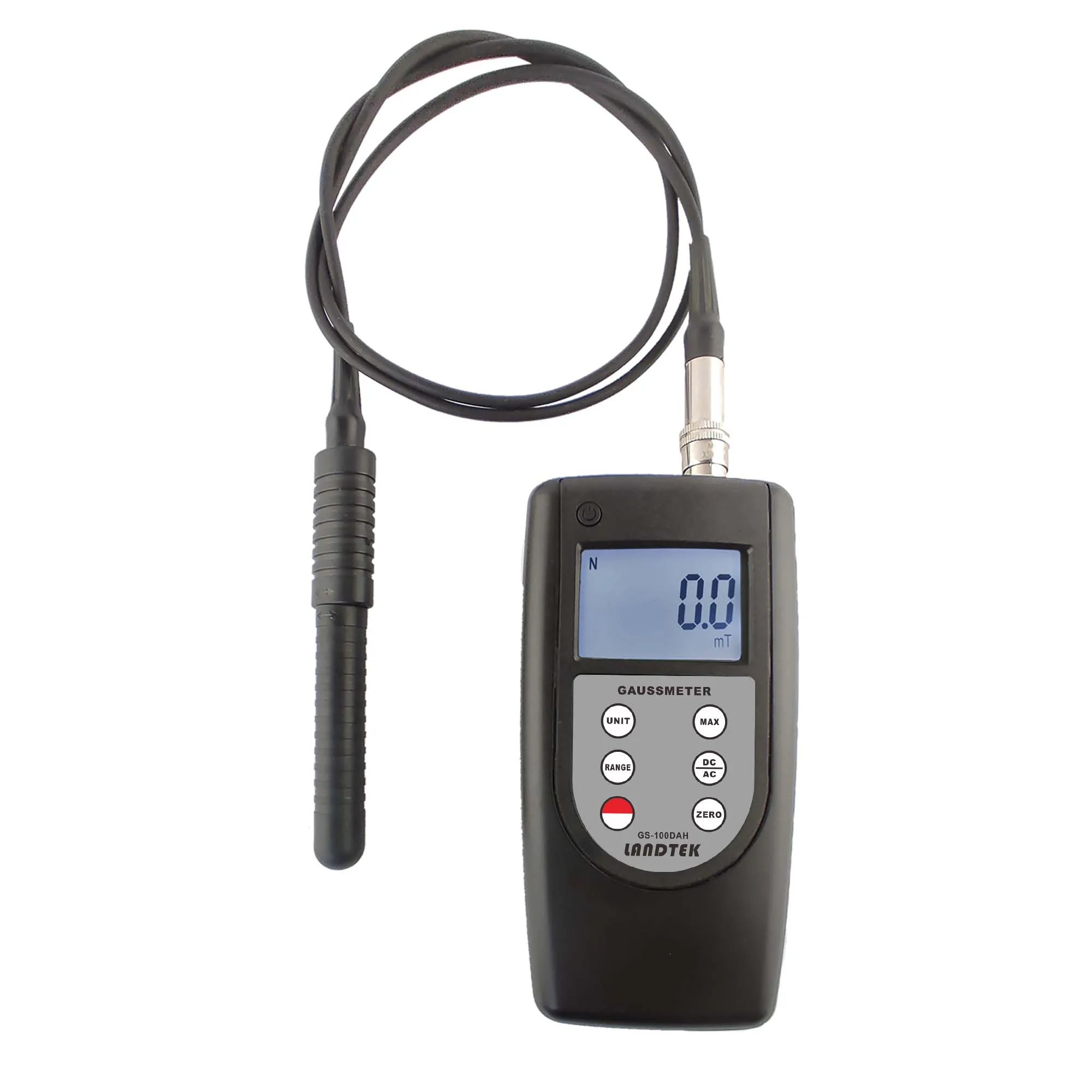 Handheld Gaussmeter  Gauss Meter  Surface Magnetic Field Tester  Test Range 200 mT 2000 mT  GS-100D